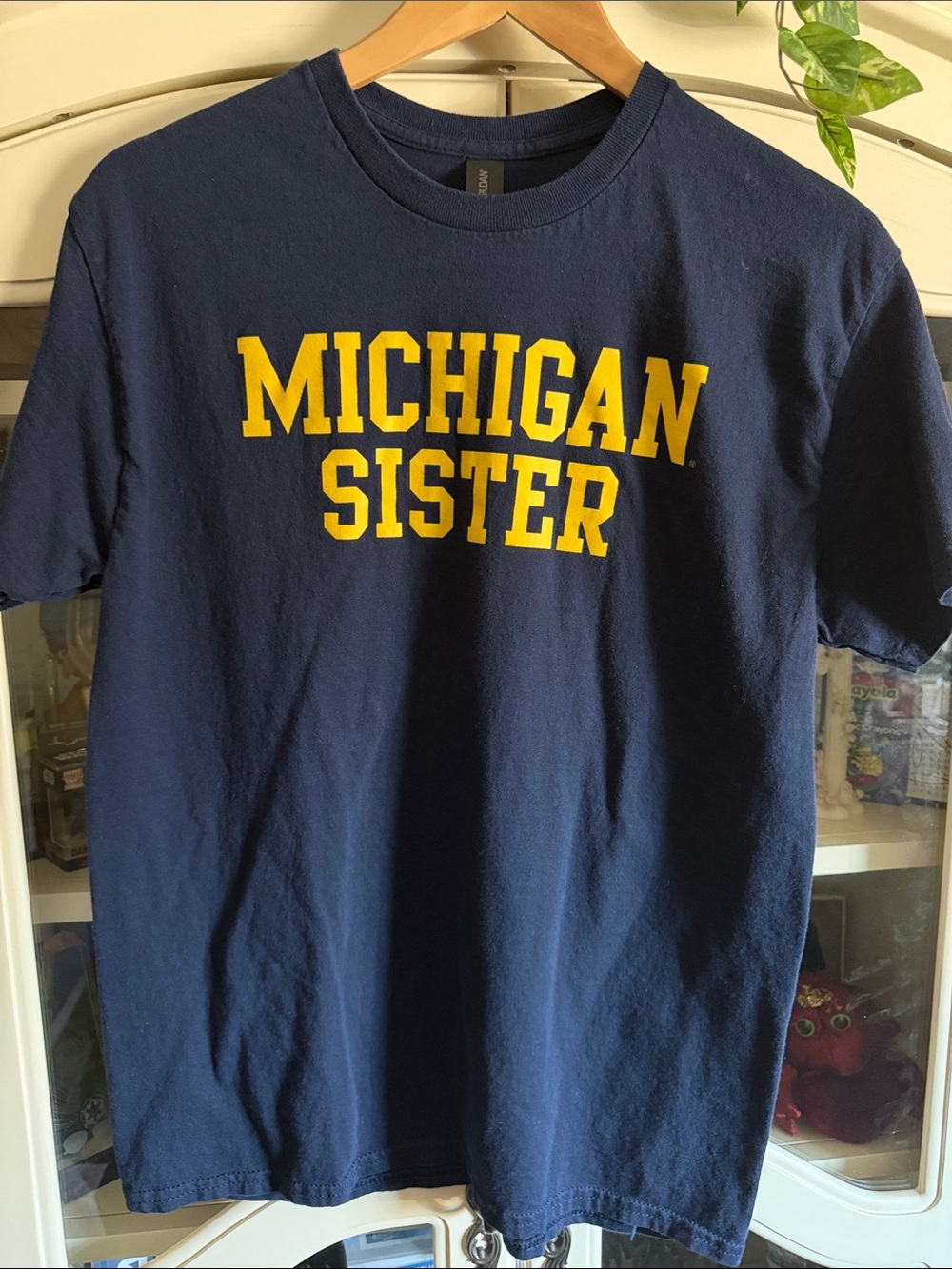 Women’s Michigan Sister Navy Blue Tee